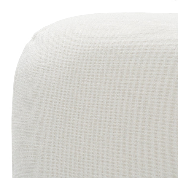 Modrest Liam Modern Ivory Fabric Upholstered Bed Model VGKK-KF.B2007-IVY