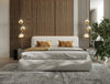 Modrest Liam Modern Ivory Fabric Upholstered Bed Model VGKK-KF.B2007-IVY