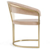 Modrest Linda Modern Beige Velvet And Gold Dining Chair Model VGZA-Y429-BEI-DC