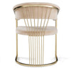 Modrest Linda Modern Beige Velvet And Gold Dining Chair Model VGZA-Y429-BEI-DC