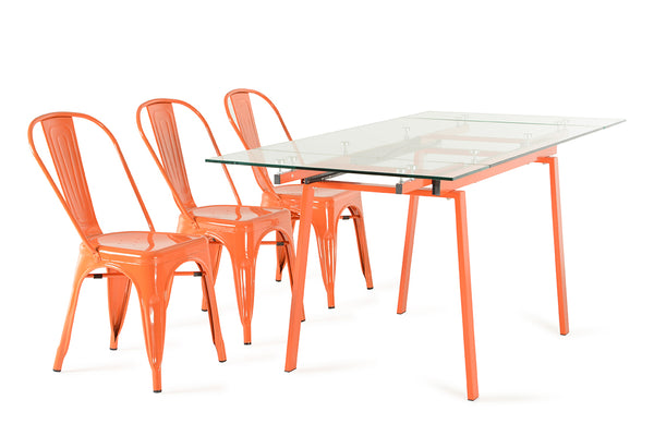 Modrest Linus Contemporary Glass Extendable Dining Table Model VGGU2879XT-6