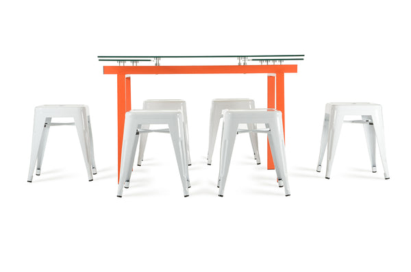 Modrest Linus Contemporary Glass Extendable Dining Table Model VGGU2879XT-6