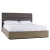 Modrest Lois Modern Grey Leather & Beige Shagreen Bed Model VGVC-BD2408-BED