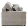 Loki Modern Grey Fabric 3-Seat Sofa