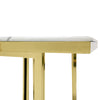 Modrest Loomis White Marble & Gold Dining Table Model VGZAT1301
