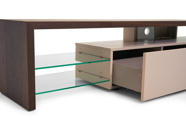 Loreta Modern Smoked Oak TV Stand