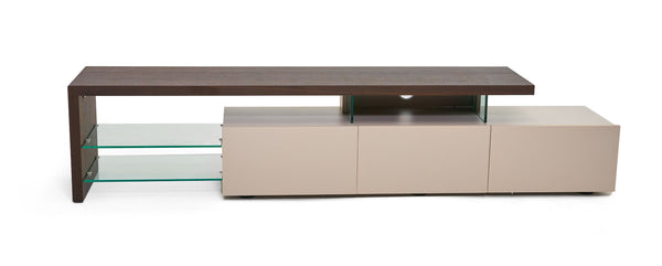 Loreta Modern Smoked Oak TV Stand
