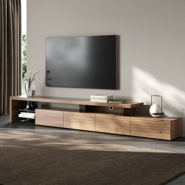 Loreta Modern Walnut TV Stand