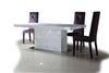 Versus Eva Modern White Lacquer Dining Table Model VGDVEVA-DININGTABLE