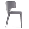 Modrest Lucero Modern Grey Velvet Arm Dining Chair Model VGYF-DC1021-GV