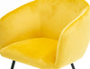 Modrest Luzerne Modern Yellow Velvet Dining Chair Model VGYFDC1041-YEL-DC