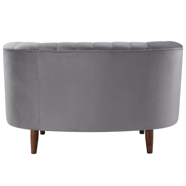 ACME Millephri Gray Velvet Chair Model LV00168