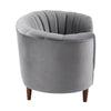 ACME Millephri Gray Velvet Chair Model LV00168