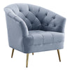 ACME Bayram Light Gray Velvet Chair Model LV00208