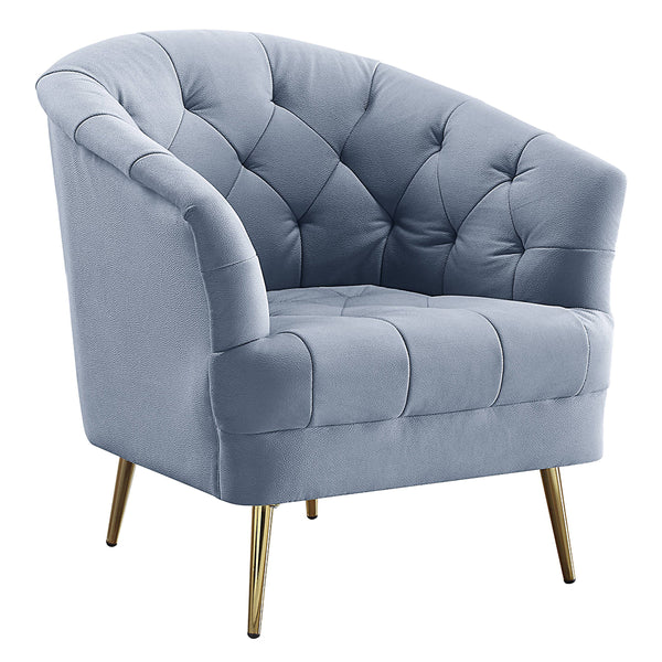 ACME Bayram Light Gray Velvet Chair Model LV00208
