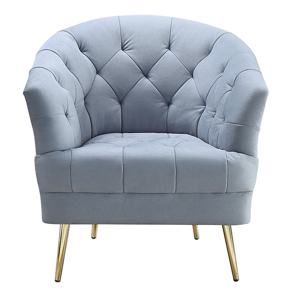 ACME Bayram Light Gray Velvet Chair Model LV00208