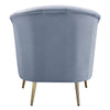 ACME Bayram Light Gray Velvet Chair Model LV00208