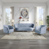 ACME Bayram Light Gray Velvet Chair Model LV00208