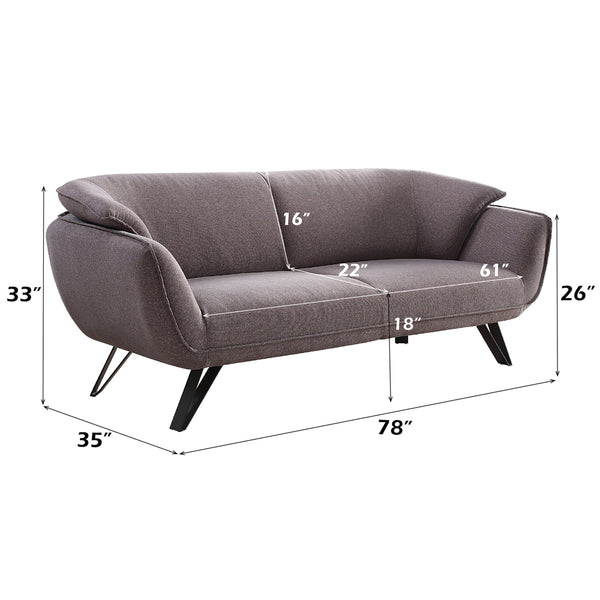 ACME Dalya Gray Linen Sofa Model LV00209
