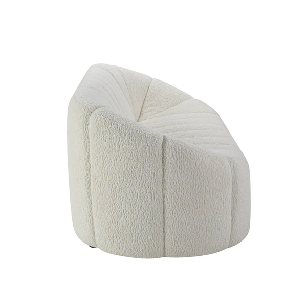 ACME Osmash White Teddy Sherpa Sofa Model LV00229