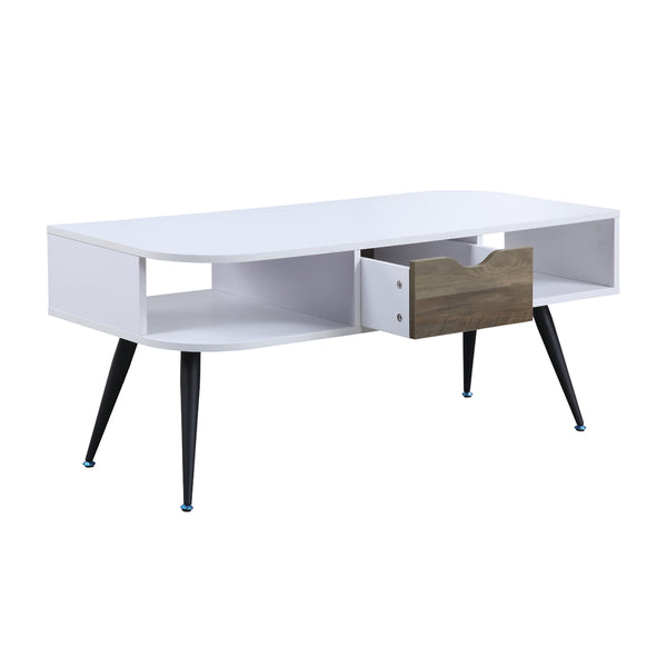 ACME Halima White & Black Coffee Table Model LV00322