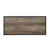ACME Idella Rustic Oak & Black Coffee Table Model LV00324