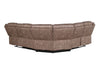 ACME Dollum Two Tone Chocolate Nubuck Motion Sectional Sofa Model LV00397