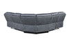 ACME Dollum Two Tone Gray Nubuck Motion Sectional Sofa Model LV00398