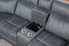 ACME Dollum Two Tone Gray Nubuck Motion Sectional Sofa Model LV00398