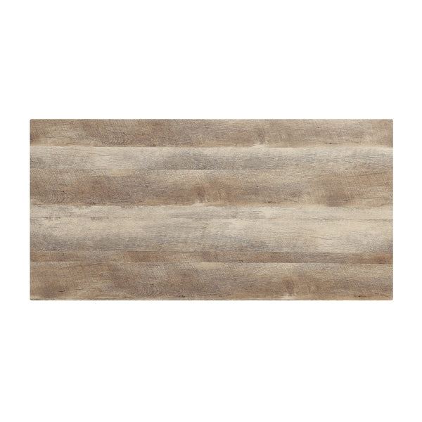 ACME Brantley Oak & Sandy Black Coffee Table Model LV00748