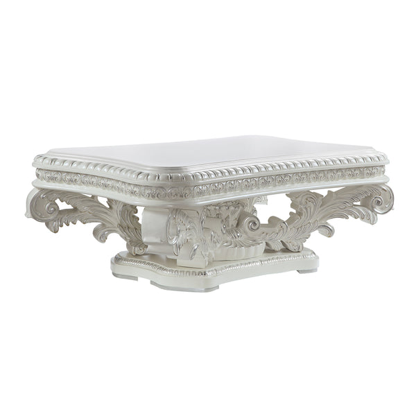 ACME Vanaheim Antique White Coffee Table Model LV00800