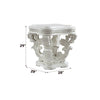 ACME Vanaheim Antique White End Table Model LV00801