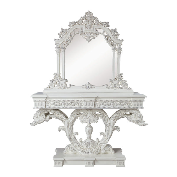 ACME Vanaheim Antique White Mirror Model LV00807