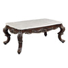 ACME Benbek Marble & Antique Oak Coffee Table Model LV00812