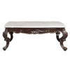 ACME Benbek Marble & Antique Oak Coffee Table Model LV00812