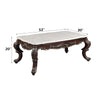 ACME Benbek Marble & Antique Oak Coffee Table Model LV00812