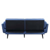 ACME Nafisa Blue Fabric Adjustable Sofa & Ottoman Model LV00823