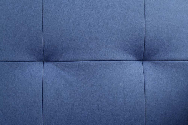 ACME Nafisa Blue Fabric Adjustable Sofa & Ottoman Model LV00823