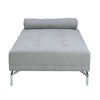ACME Quenti Gray Melange Velvet Sofa Bed with Pillow Model LV00826