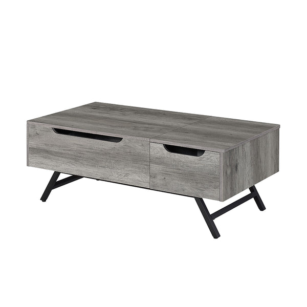 ACME Throm Gray Oak Coffee Table with Lift Top Model LV00832