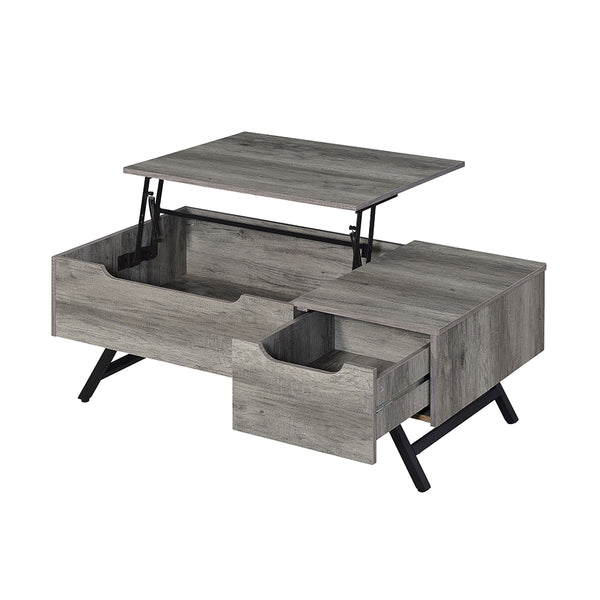 ACME Throm Gray Oak Coffee Table with Lift Top Model LV00832