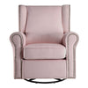 ACME Tamaki Pink Fabric Swivel Chair with Glider Model LV00923