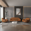 ACME Leonia Cognac Tan Top Grain Leather Sofa Model LV00937