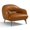 ACME Leonia Cognac Tan Top Grain Leather Chair Model LV00939