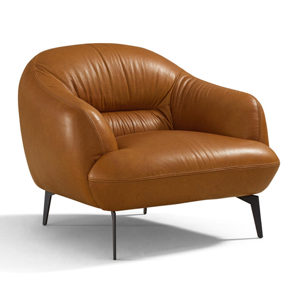 ACME Leonia Cognac Tan Top Grain Leather Chair Model LV00939