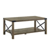 ACME Abiram Rustic Oak Coffee Table Model LV01001