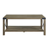 ACME Abiram Rustic Oak Coffee Table Model LV01001