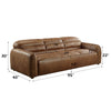 ACME Rafer Cocoa Top Grain Leather Sofa Model LV01020