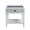 ACME Katia Rustic Gray & Weathered White End Table Model LV01053