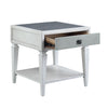 ACME Katia Rustic Gray & Weathered White End Table Model LV01053